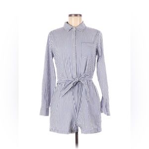 Vineyard Vines Romper | Blue and White Striped
